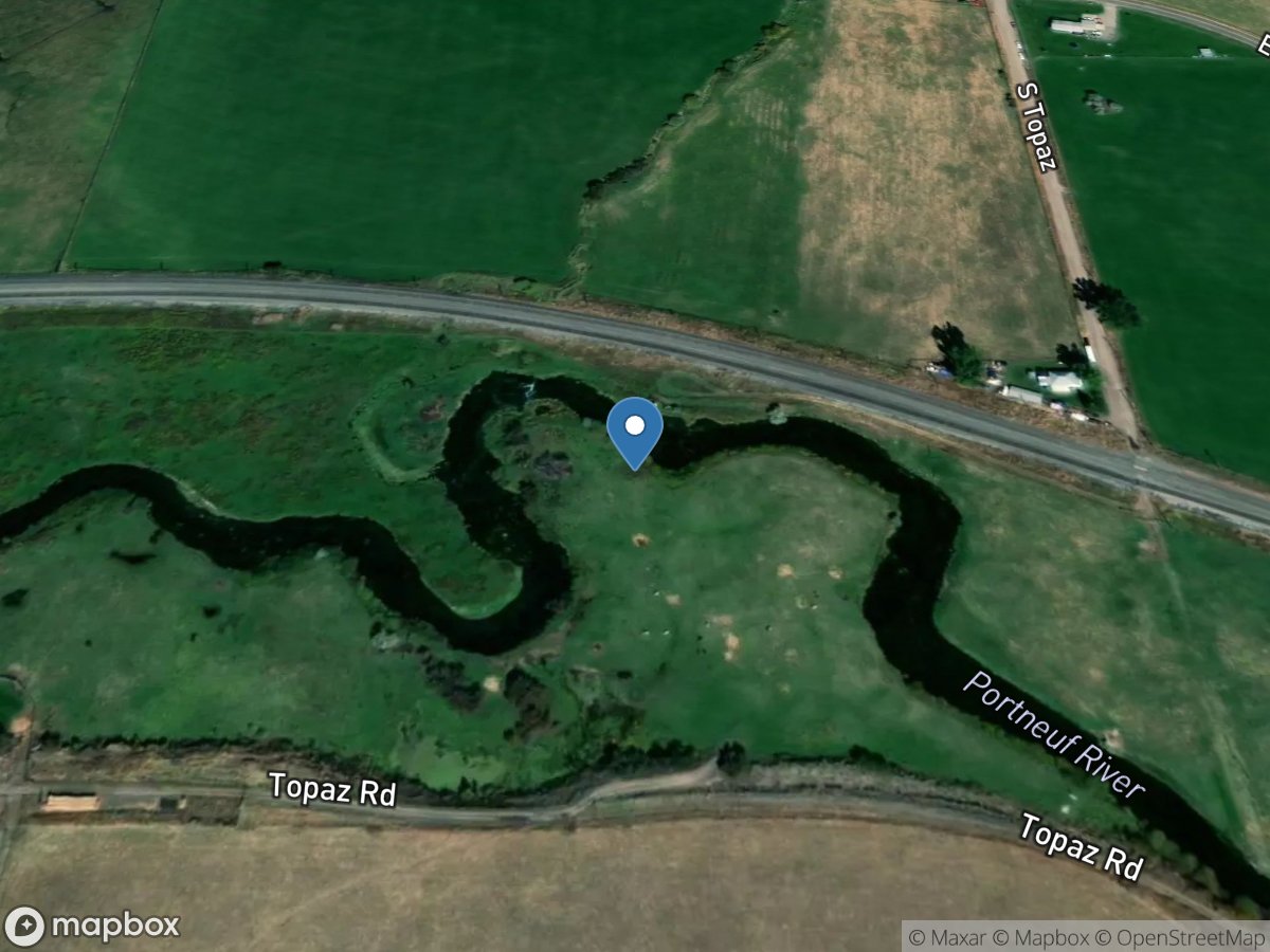 Portneuf River at Topaz ID location