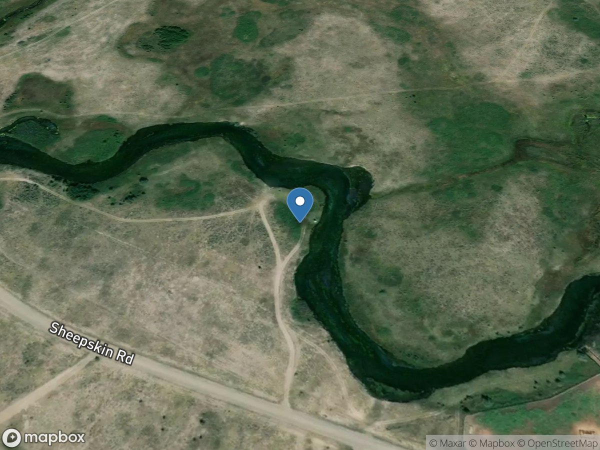 Spring Creek at Sheepskin Road near Fort Hall ID location