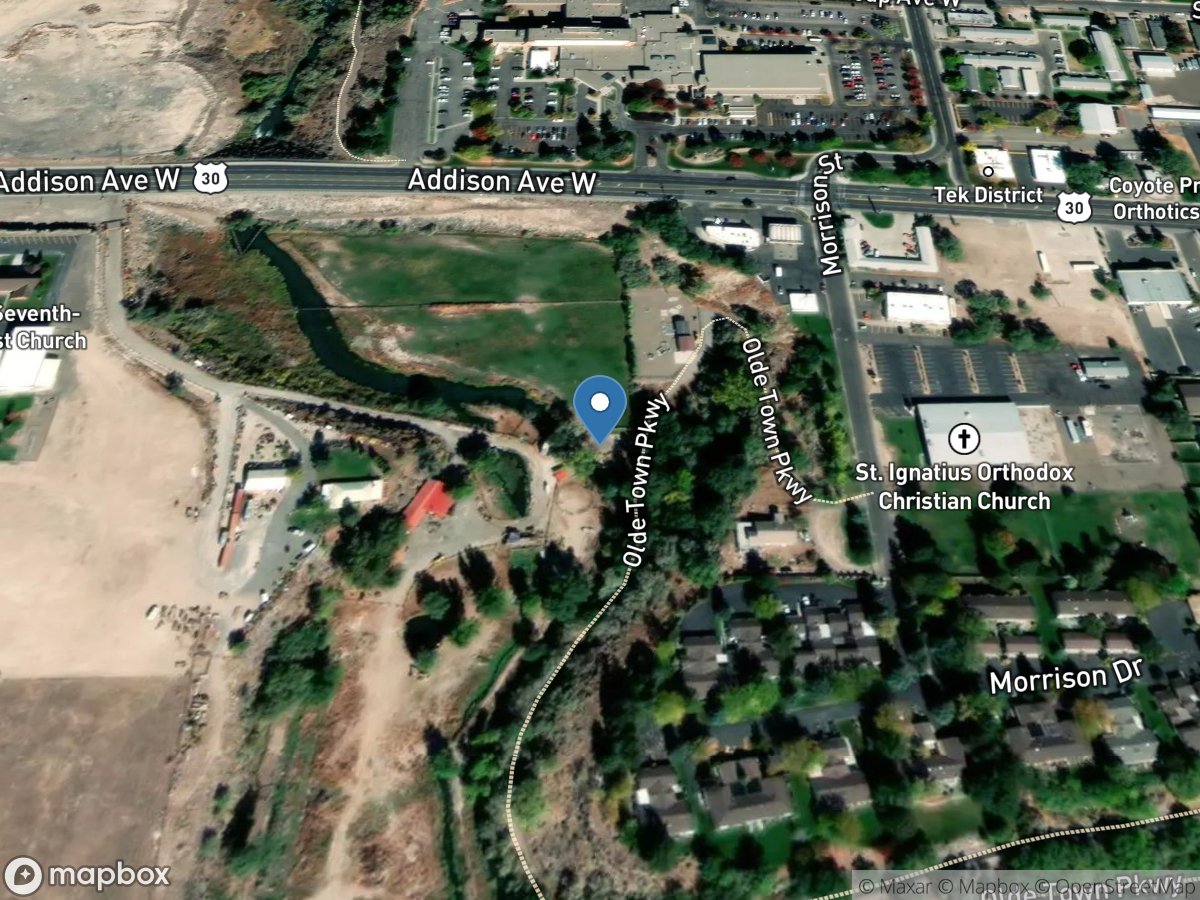 Rock Creek above Highway 30/93 Xing at Twin Falls ID location