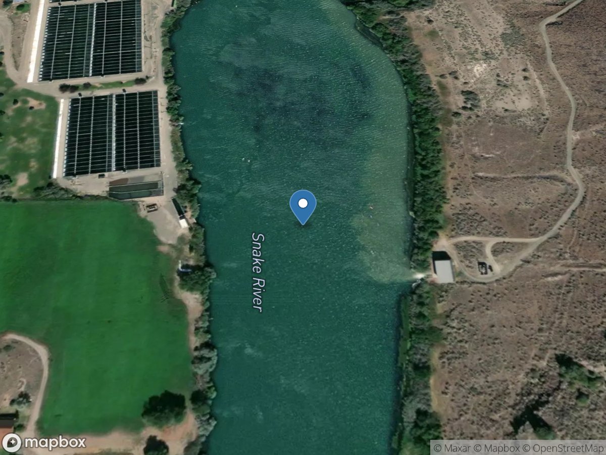 Snake River above Blind Canyon Spring near Wendell, ID location