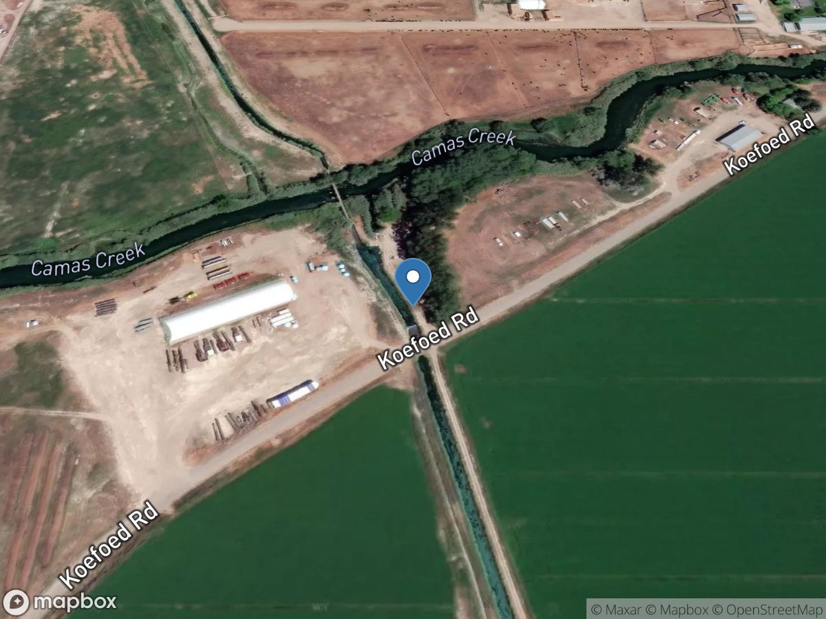 Holly Waters Users Canal near Hamer ID location