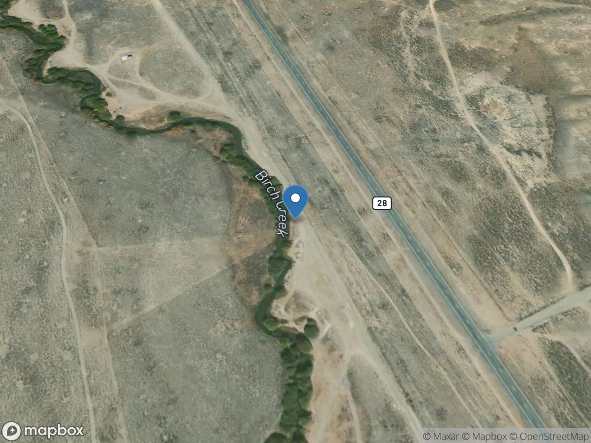 Birch Crk at Allotment Dividing Fence near Bluedome location