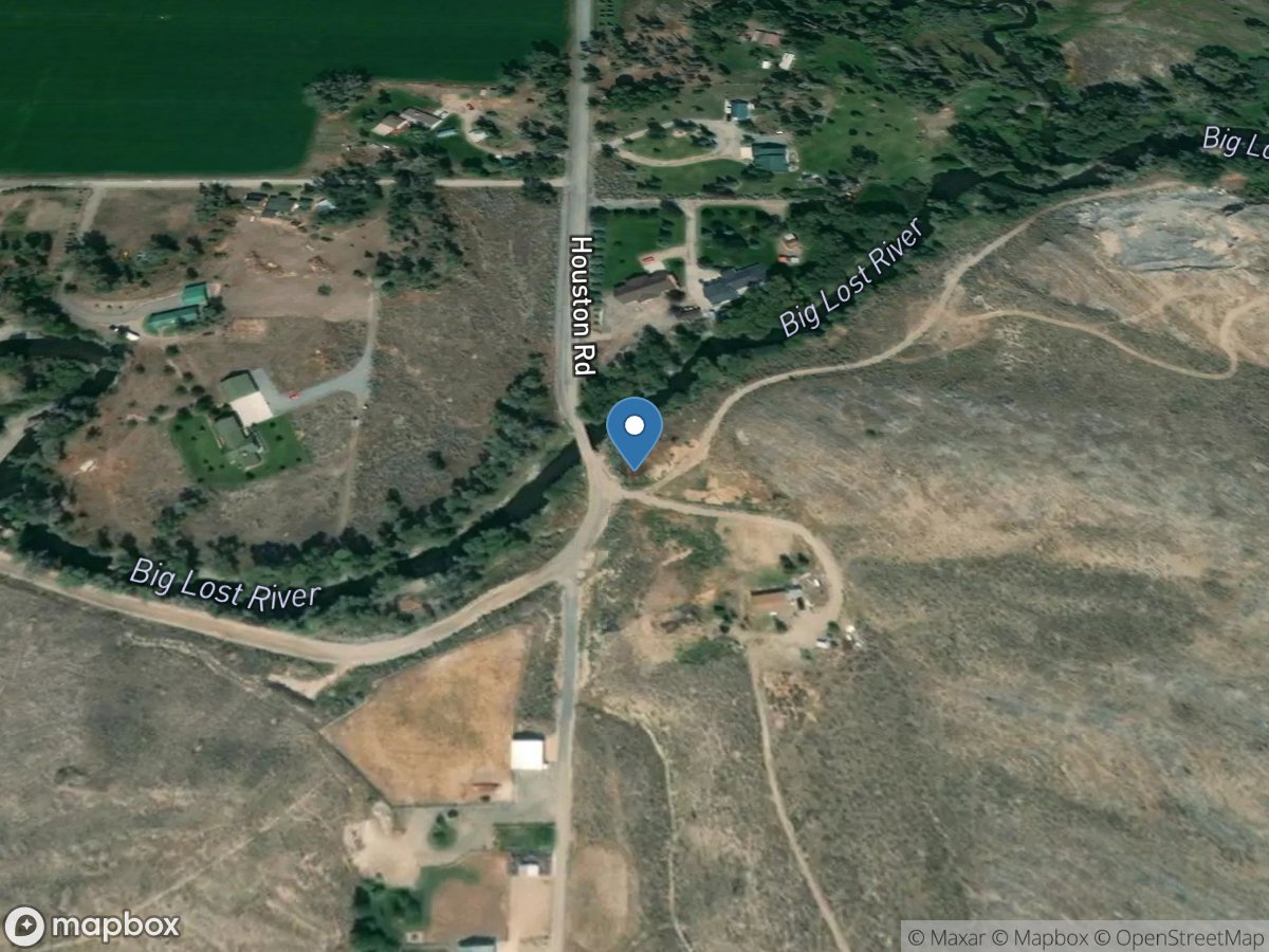 Big Lost River near Leslie ID location