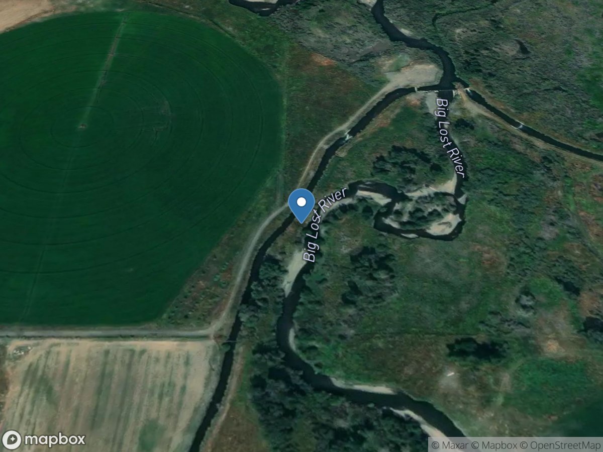 Big Lost River below Moore DIV near Moore ID location