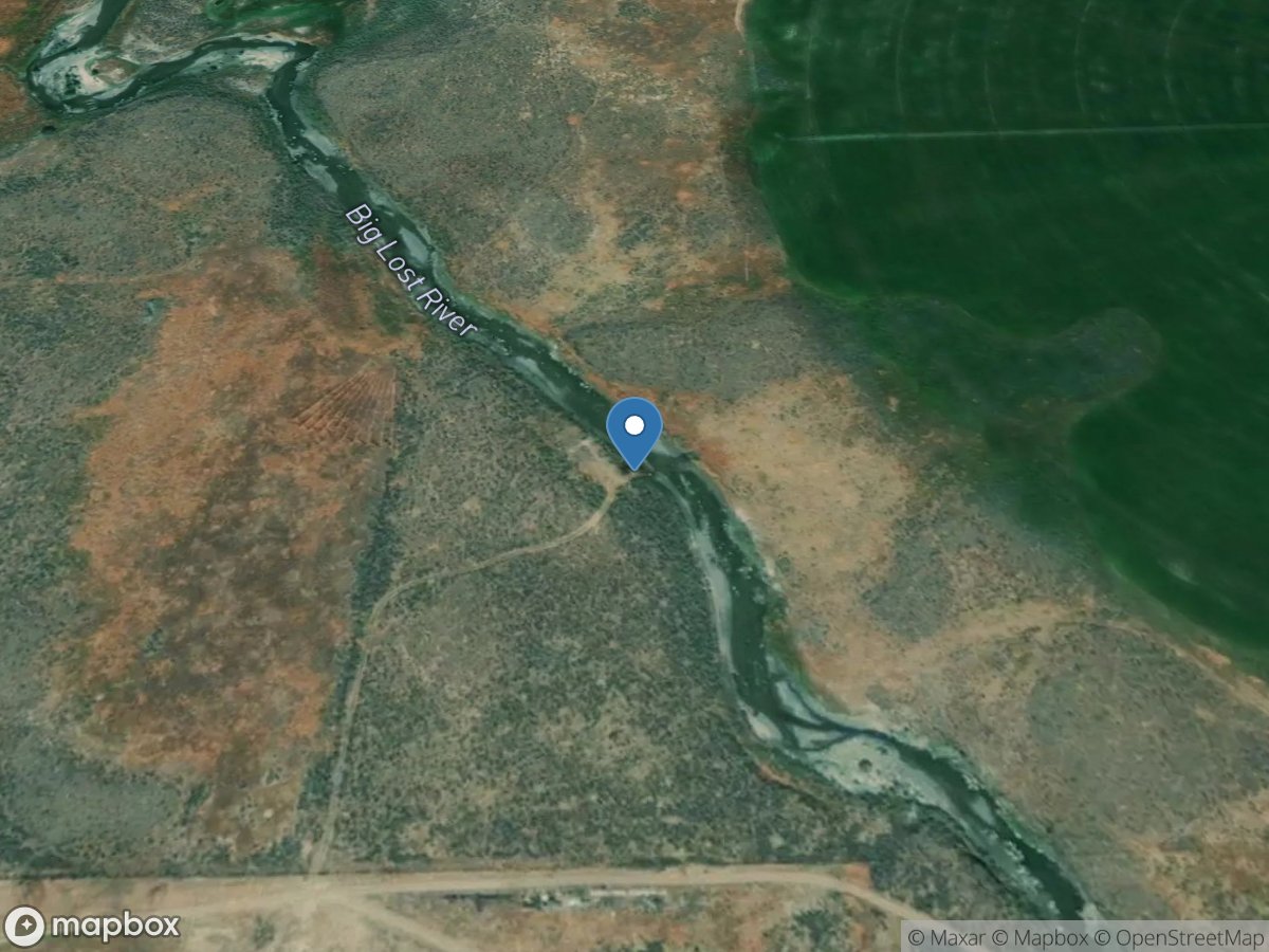 Big Lost River near Arco ID location