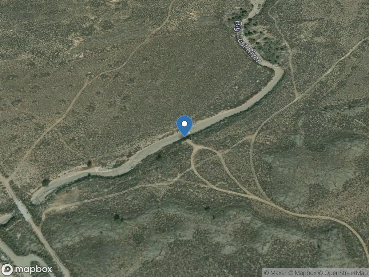 Big Lost River below Inl DIV near Arco ID location