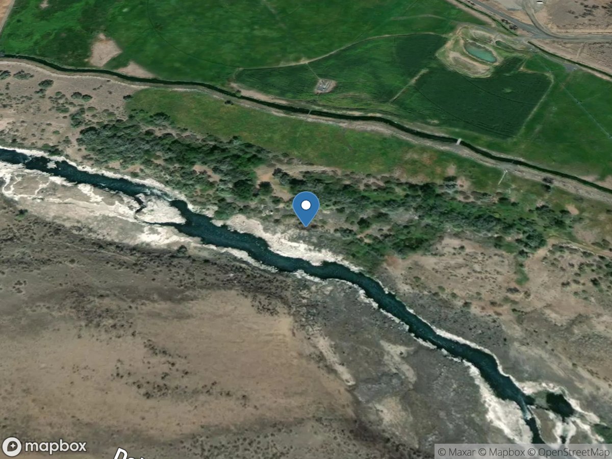 N Channel Snake River Upper Salmon Falls near Hagerman location