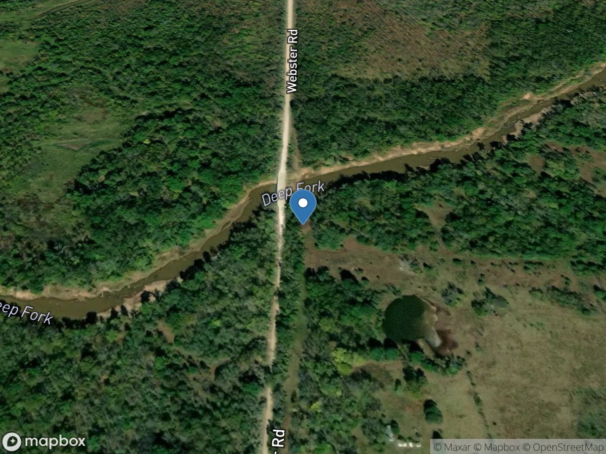 Deep Fork near Beggs, OK location