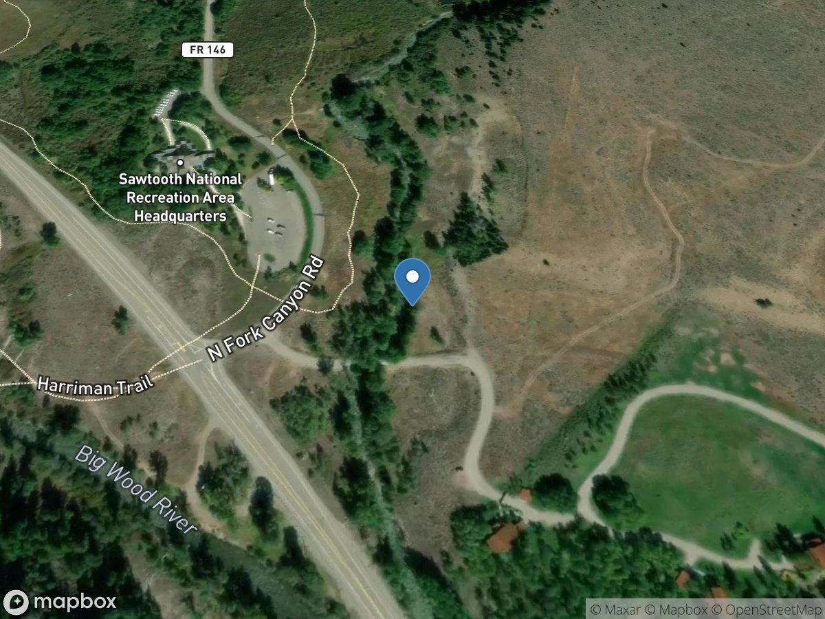 NF Big Wood River near Sawtooth Nra Hq near Ketchum ID location