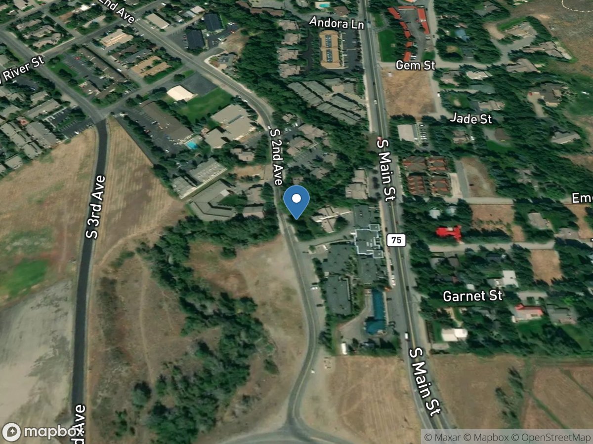 Trail Creek at Ketchum ID location