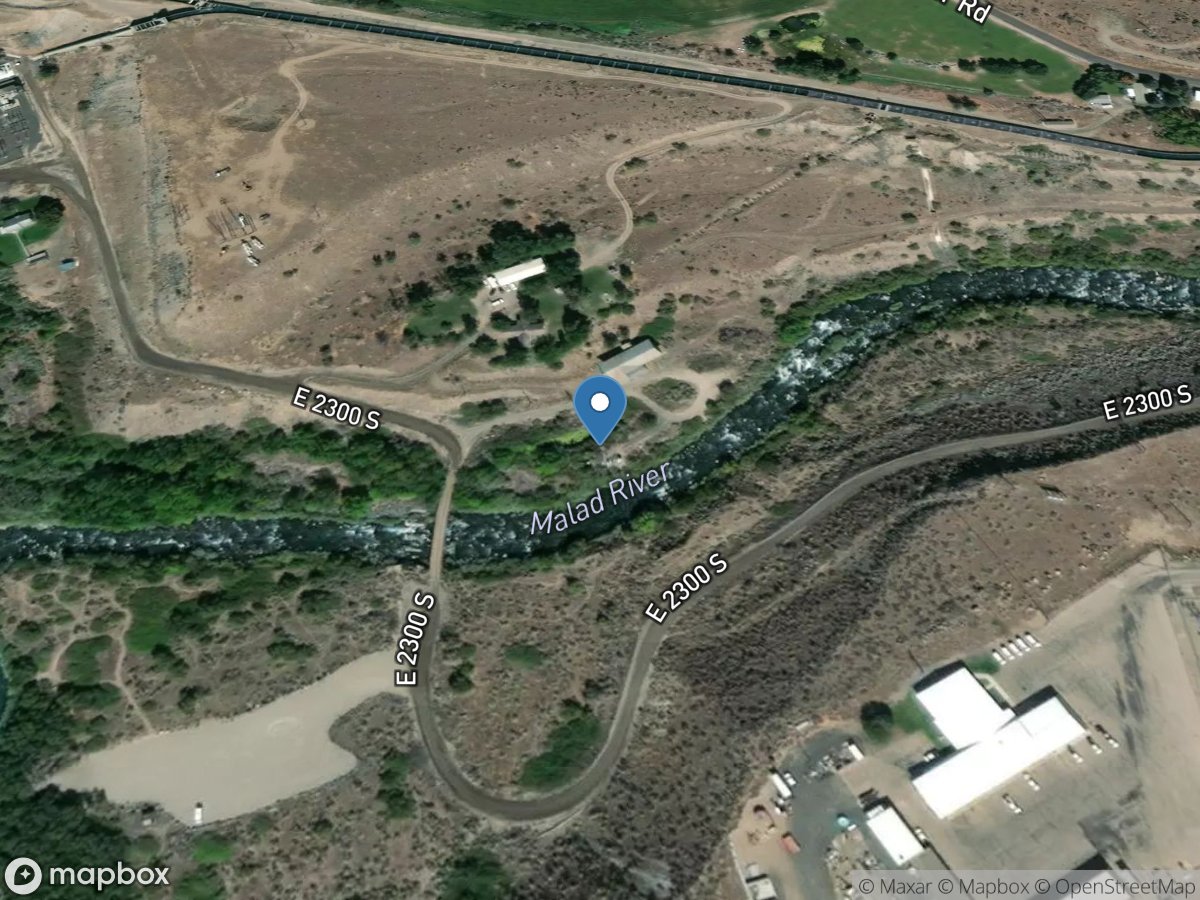 Malad River near Bliss ID location