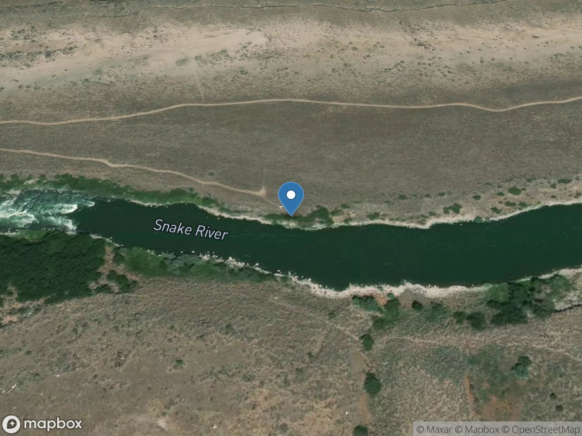 Snake River below Bliss DAM near Bliss ID location