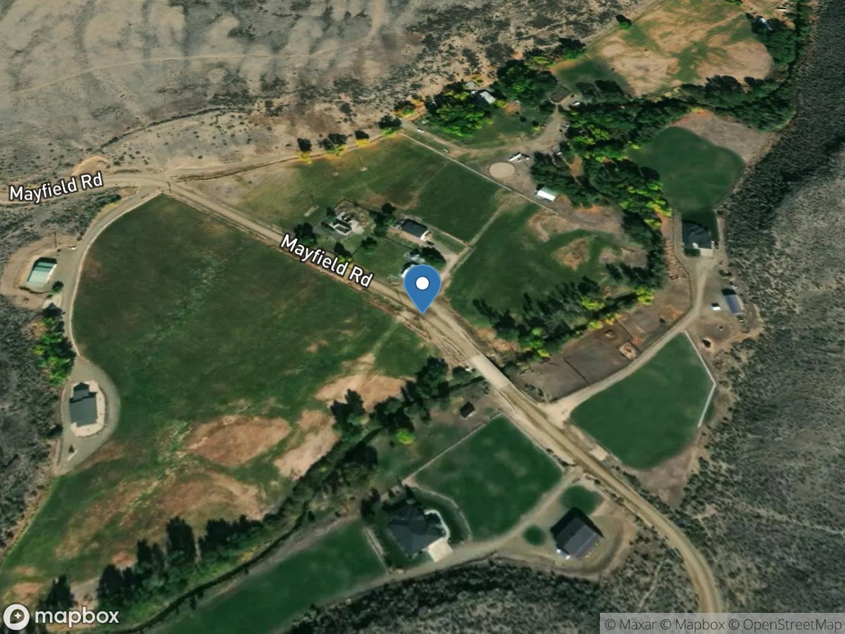 Canyon Creek Staff Gage at Oregon Trail Xing location