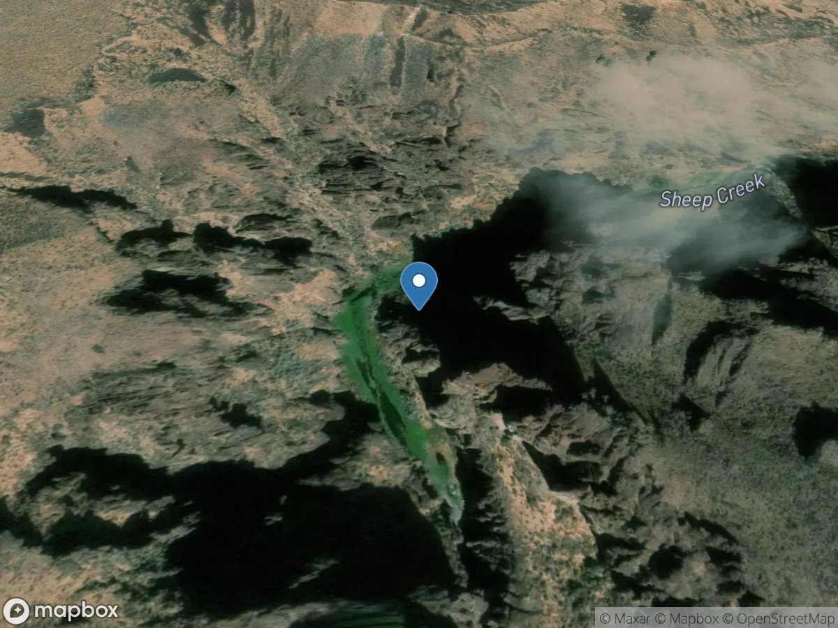 Sheep Creek above Mouth near Grasmere, ID location