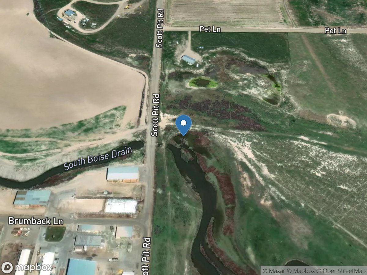 South Boise Drain near Parma ID location