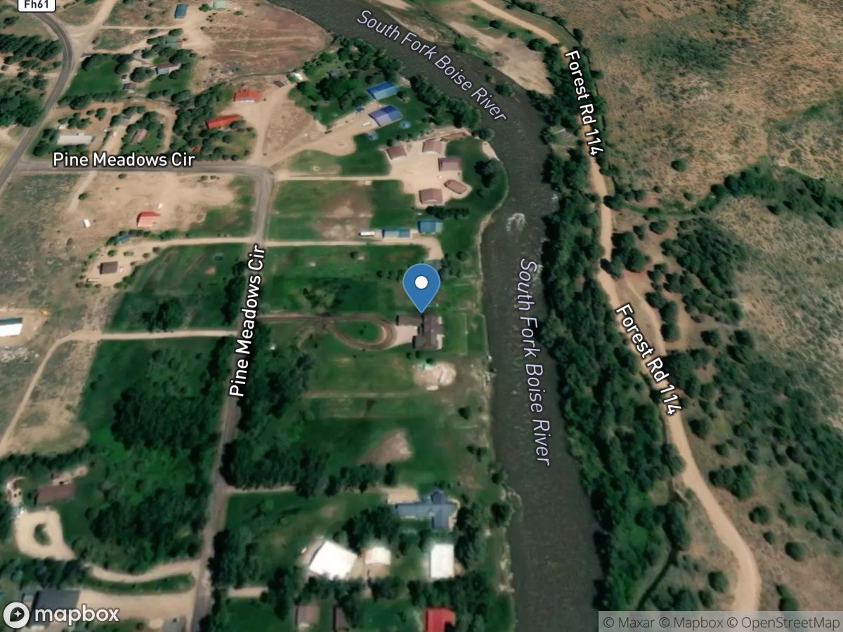 SF Boise River near Featherville ID location