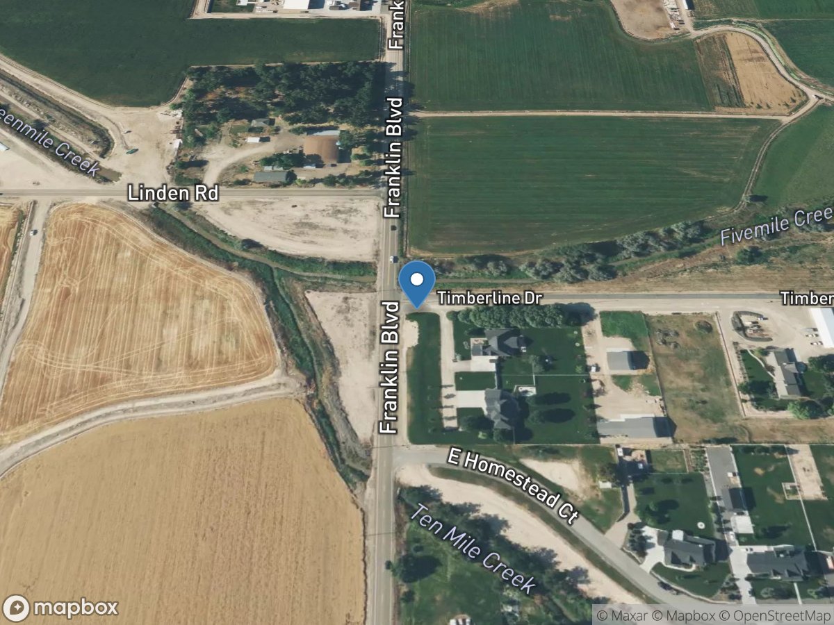 Fivemile Creek at Franklin Road near Nampa ID location