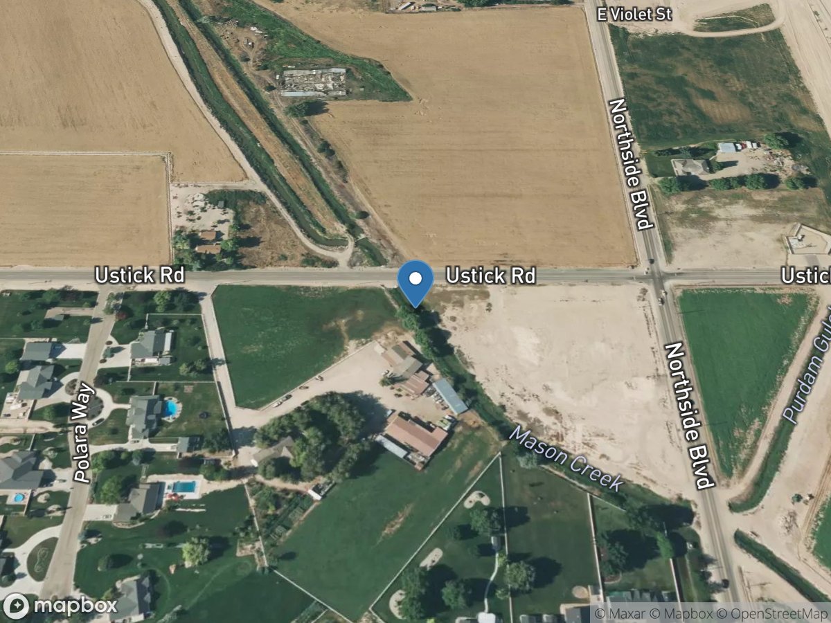 Mason Creek at Ustick Road near Nampa, ID location