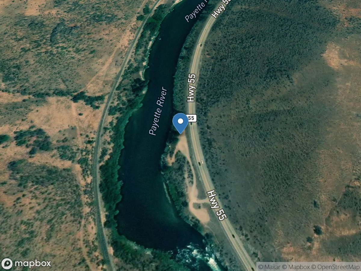 Payette River near Horseshoe Bend ID location