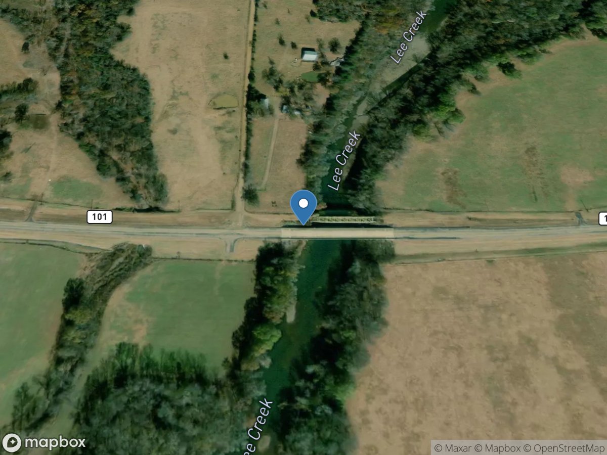 Lee Creek at Short, OK location