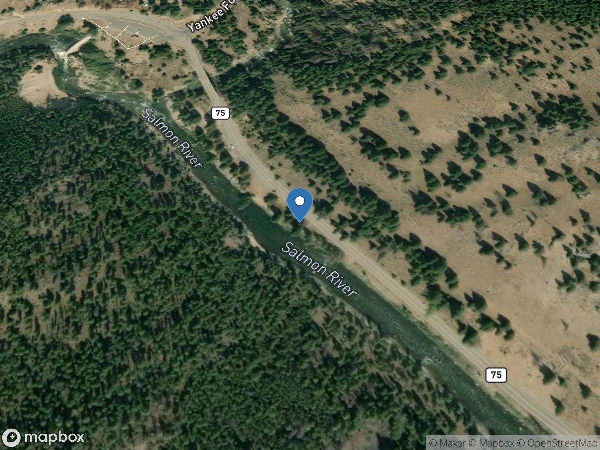 Salmon River below Yankee Fork near Clayton ID location