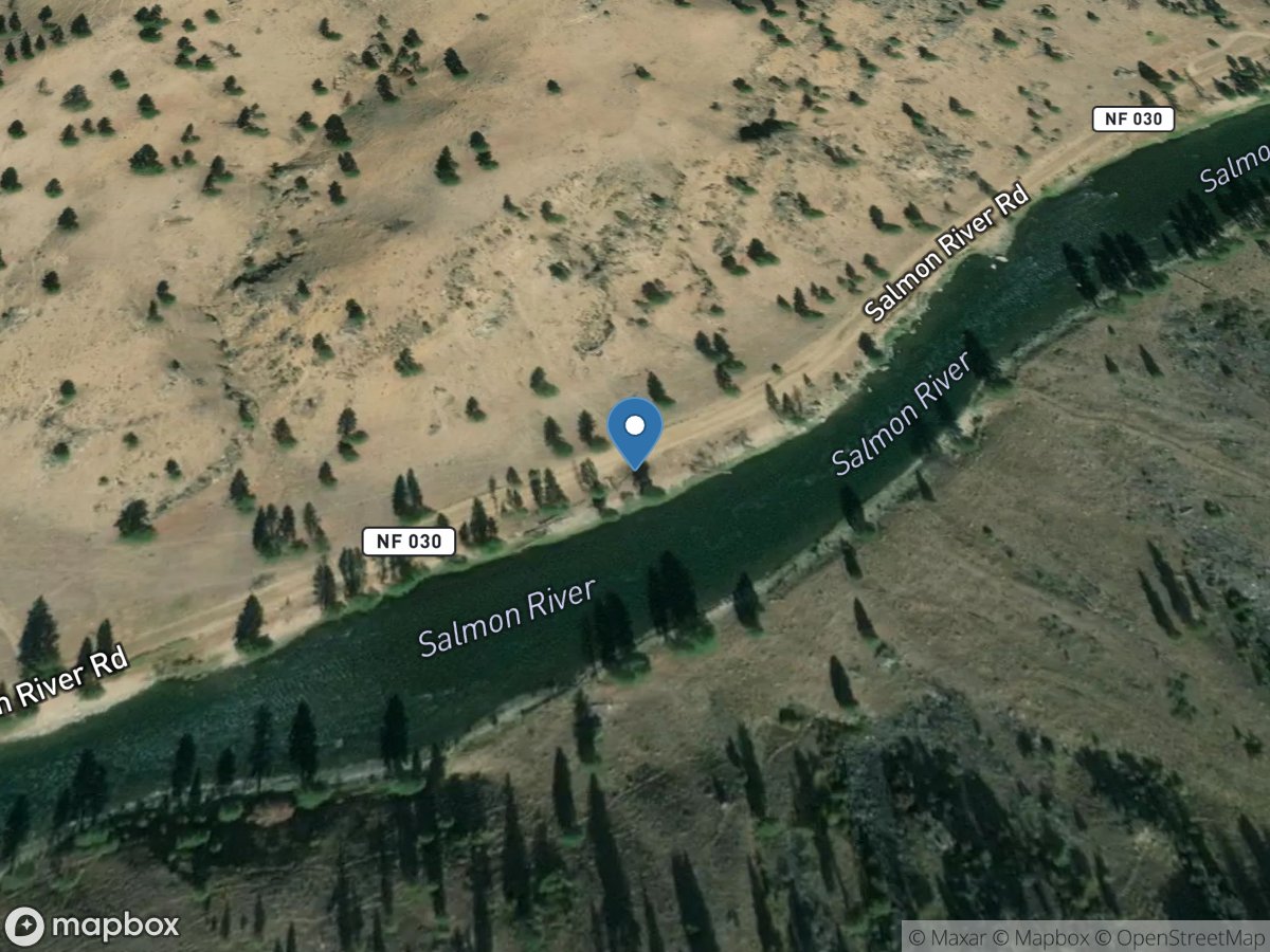 Salmon River near Shoup ID location