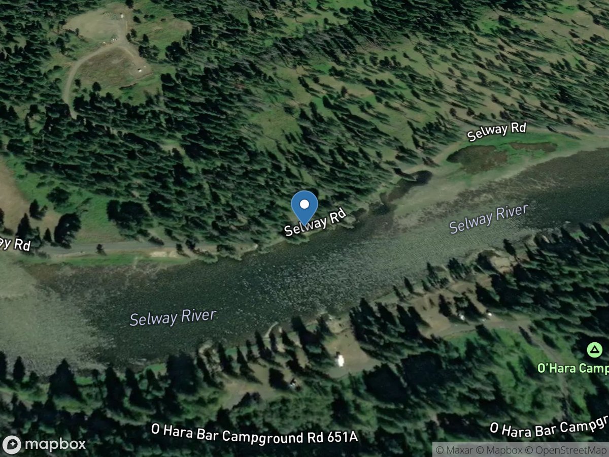Selway River near Lowell ID location
