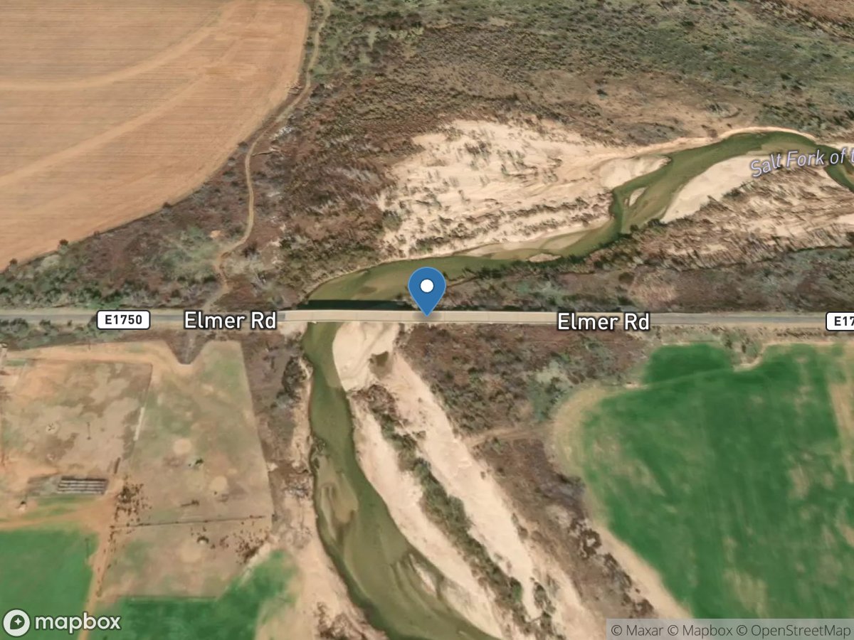 Salt Fork Red River near Elmer, OK location