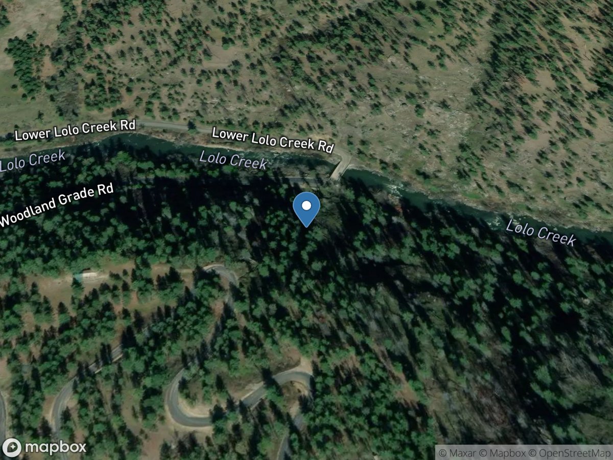 Lolo Creek near Greer ID location