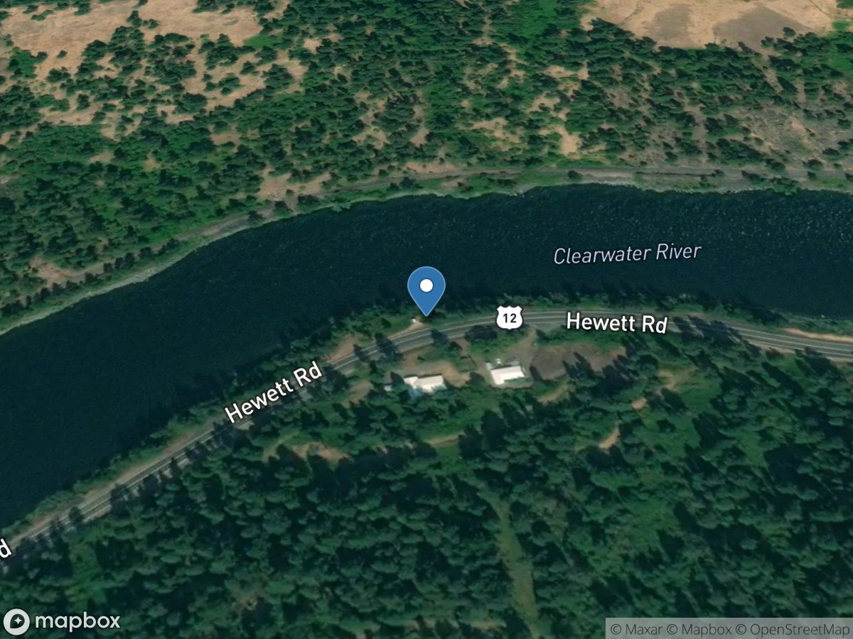 Clearwater River near Peck ID location