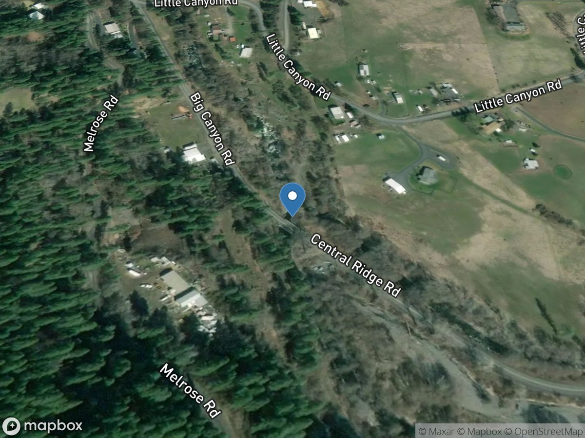 Big Canyon Creek near Peck ID location