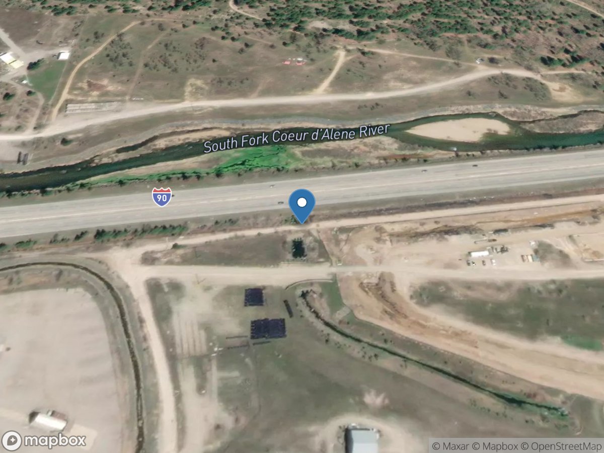 Bunker Creek at Mouth of Culvert at Kellogg, ID location