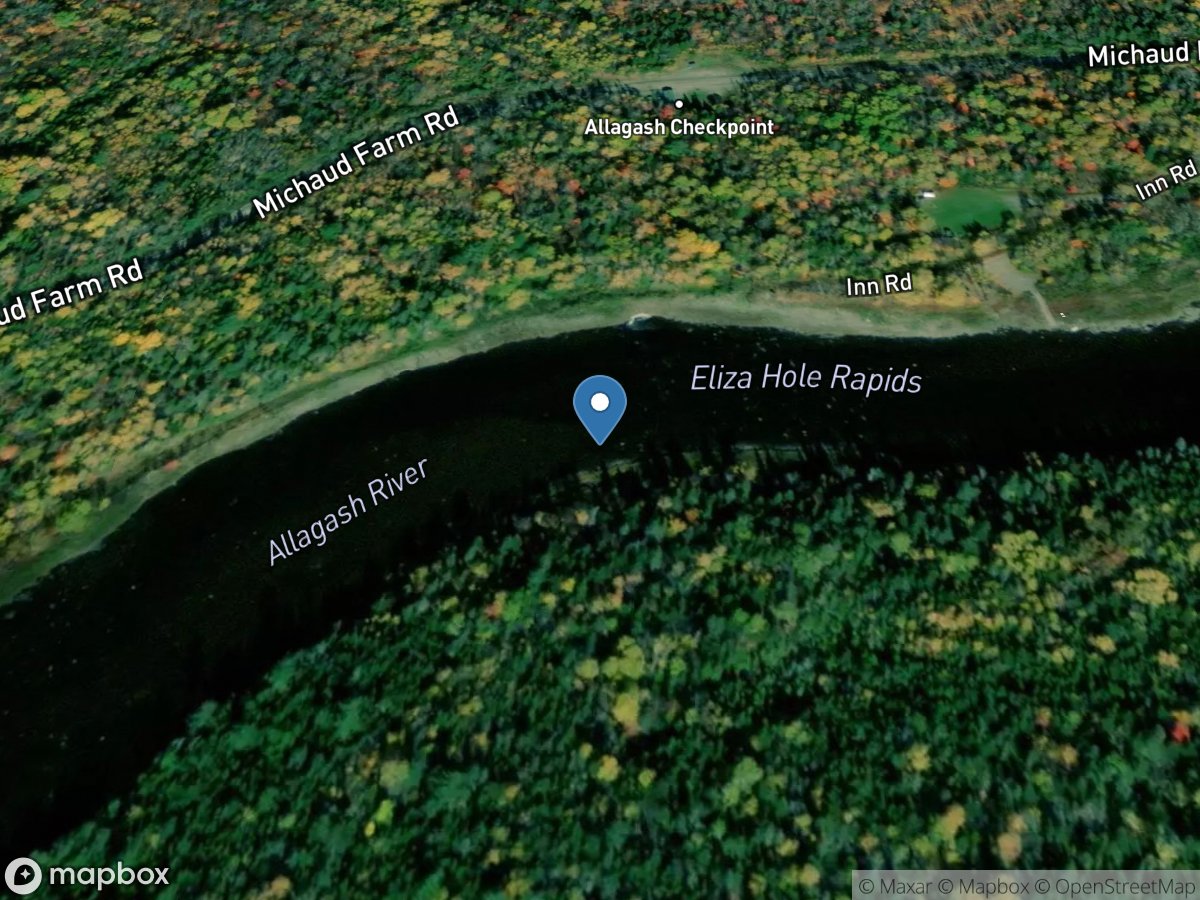Allagash River near Allagash, Maine location