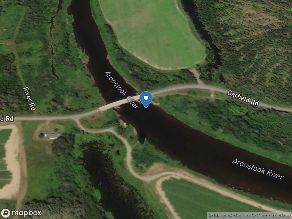 Aroostook River near Masardis, Maine location