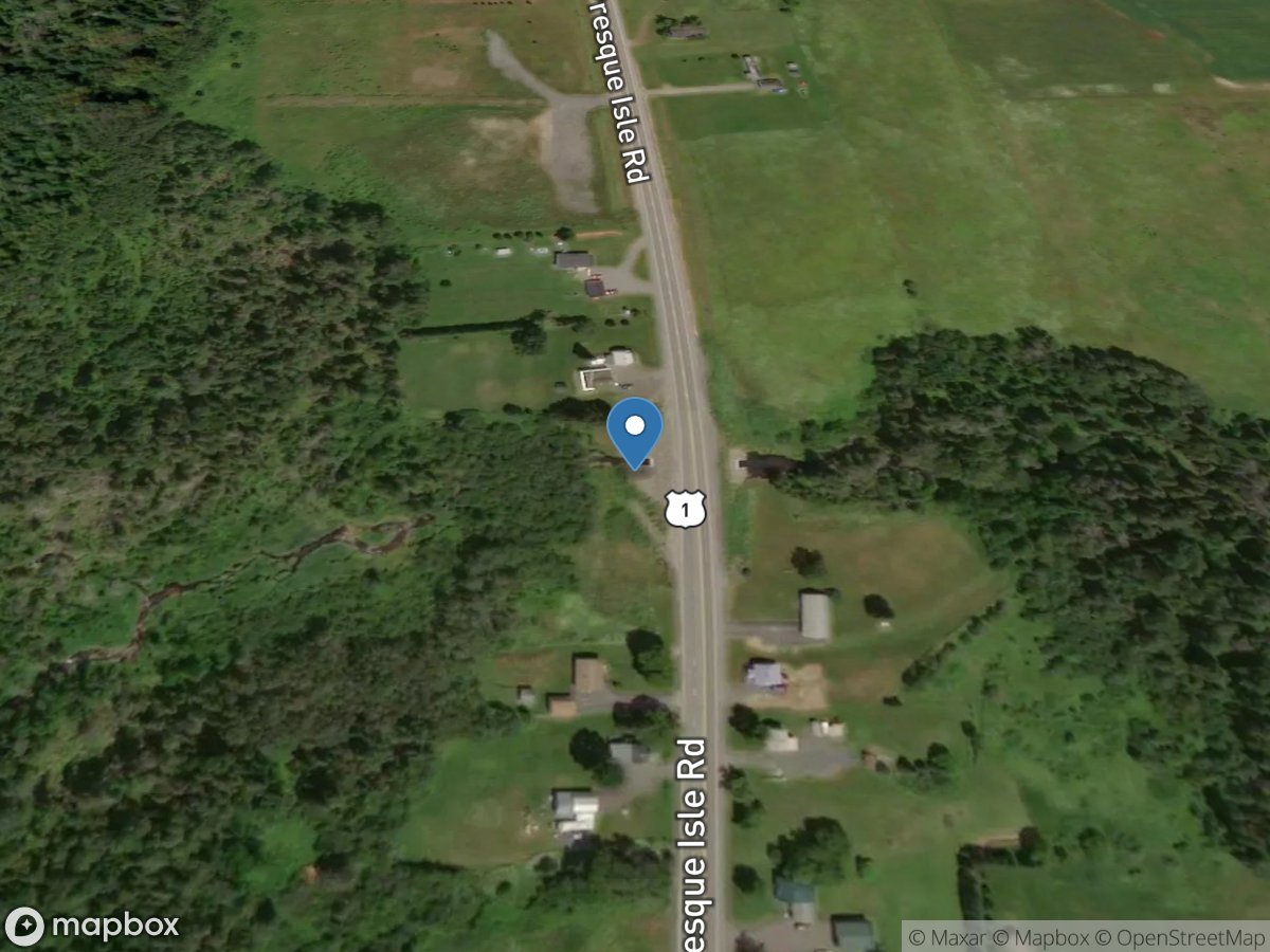Hardwood Brook below Glidden Brk near Caribou, Maine location