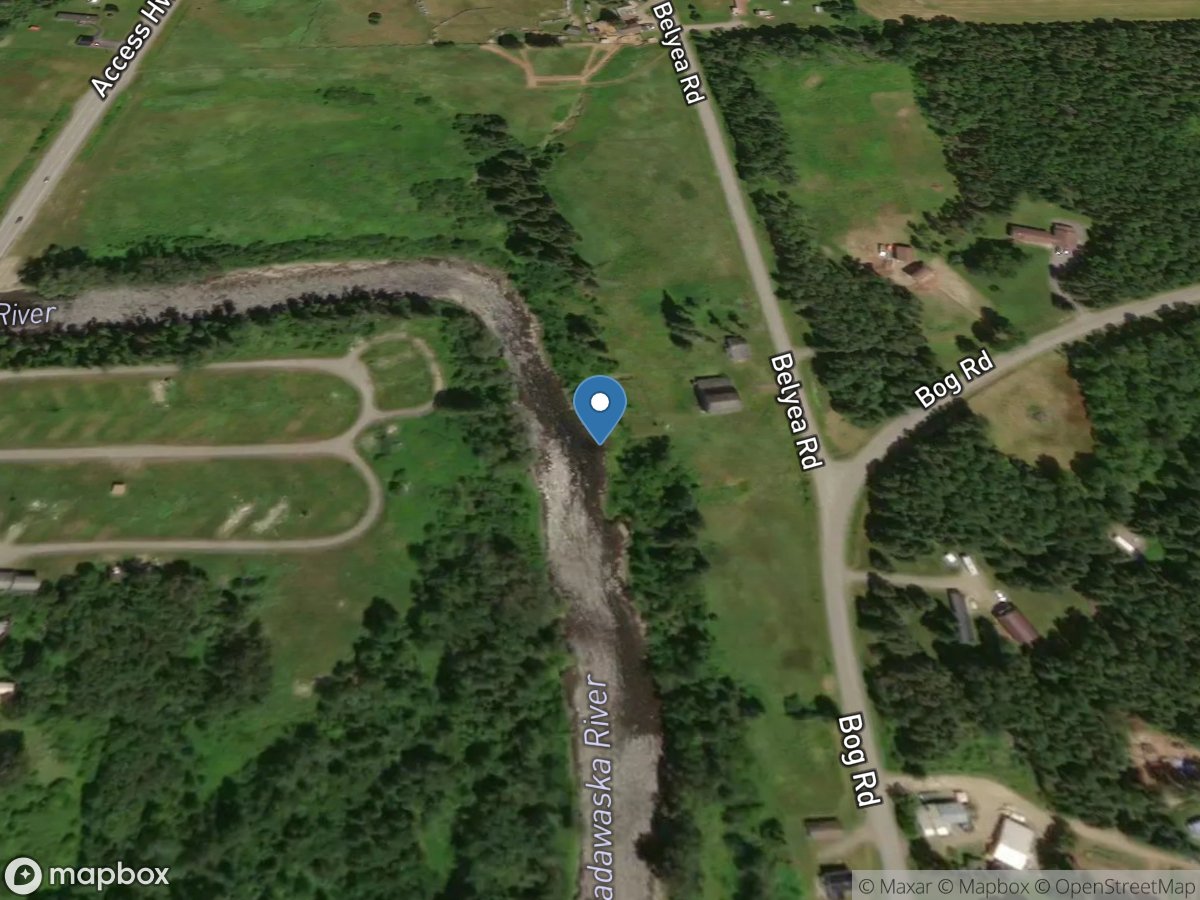 Little Madawaska River at Caribou, Maine location