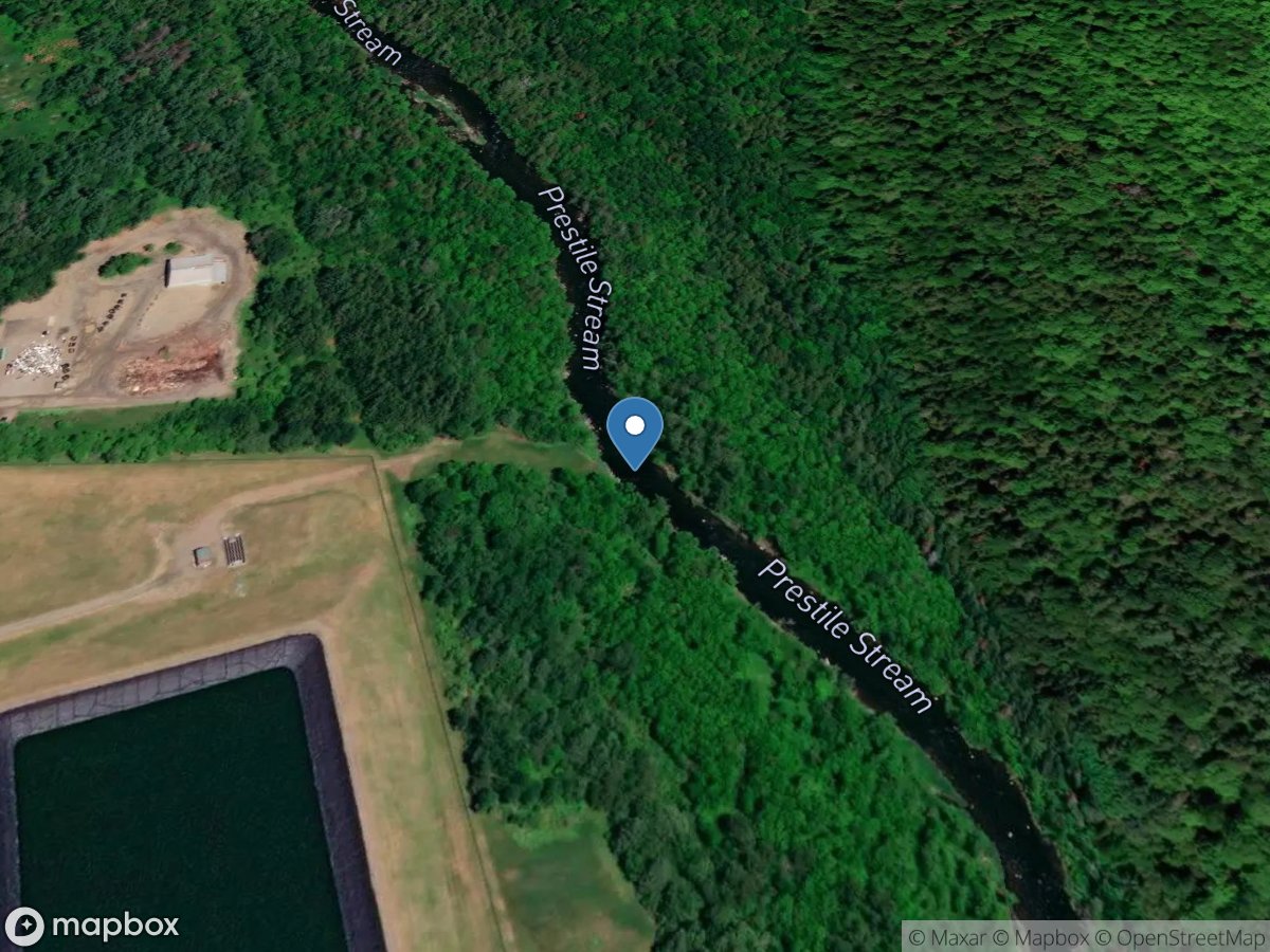 Prestile Stream near Mars Hill, Maine location