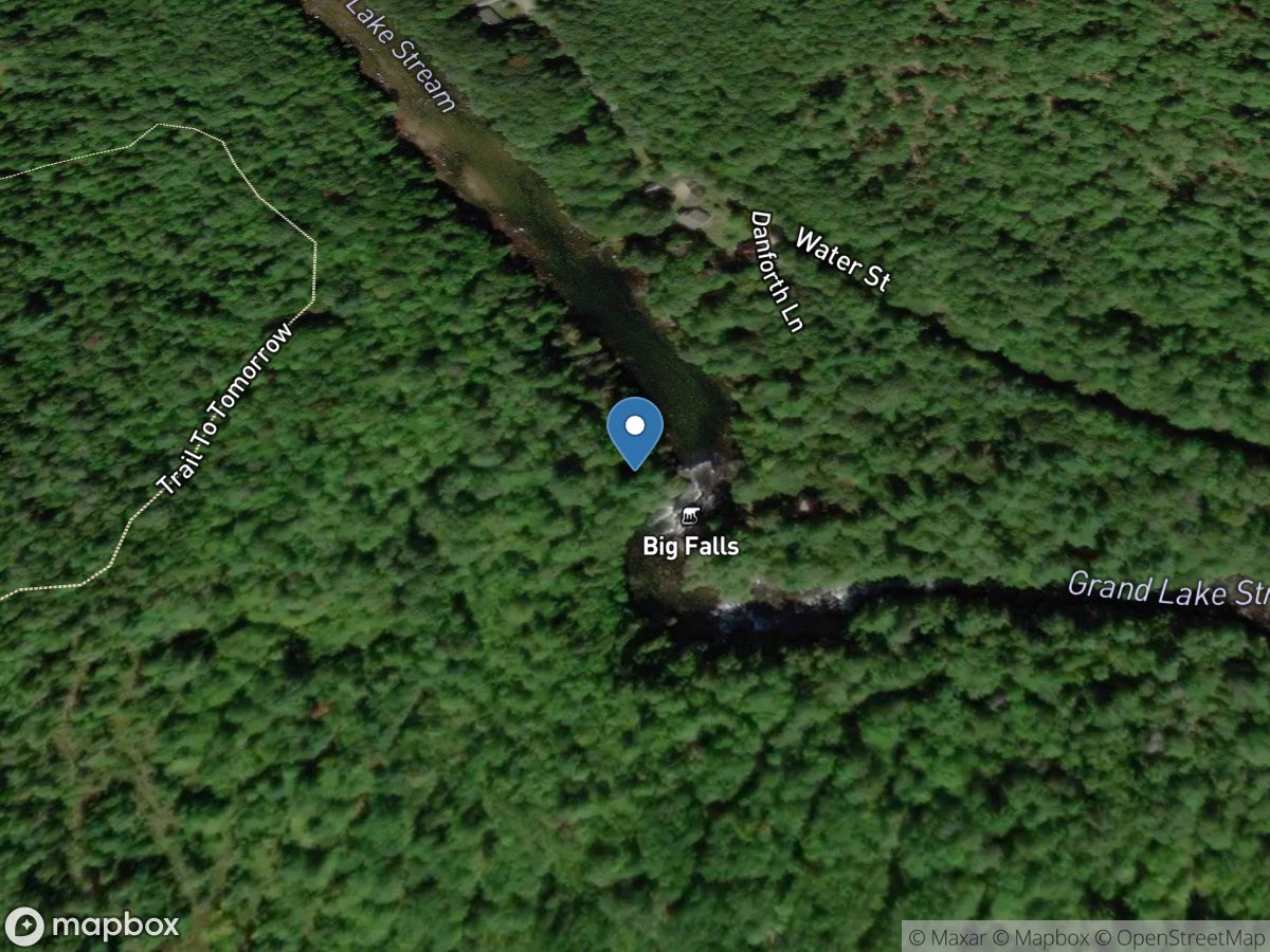 Grand Lake Stream at Grand Lake Stream, Maine location