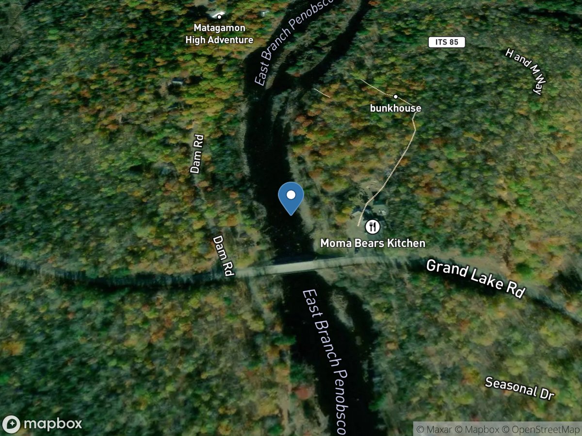 E. Br. Penobscot River below Grand Lake Matagamon location