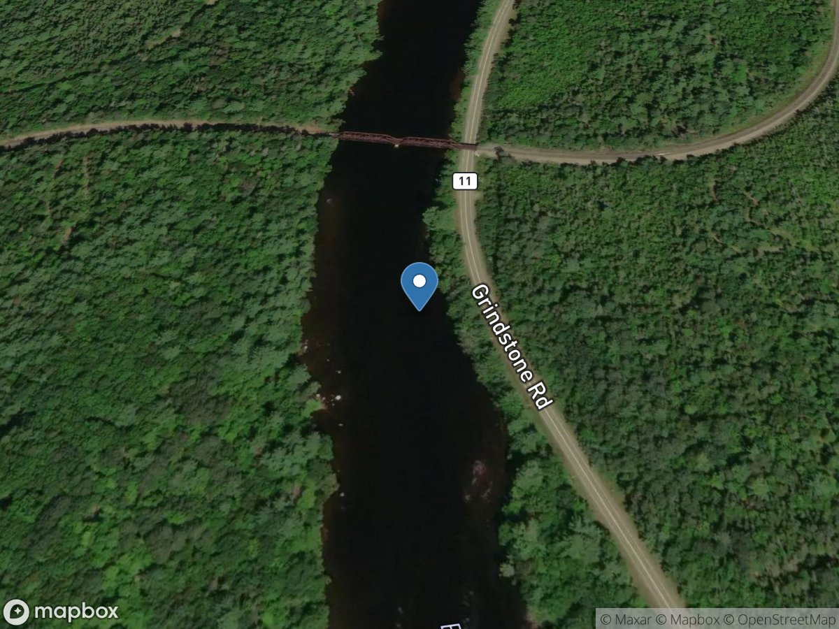 East Branch Penobscot River at Grindstone, Maine location