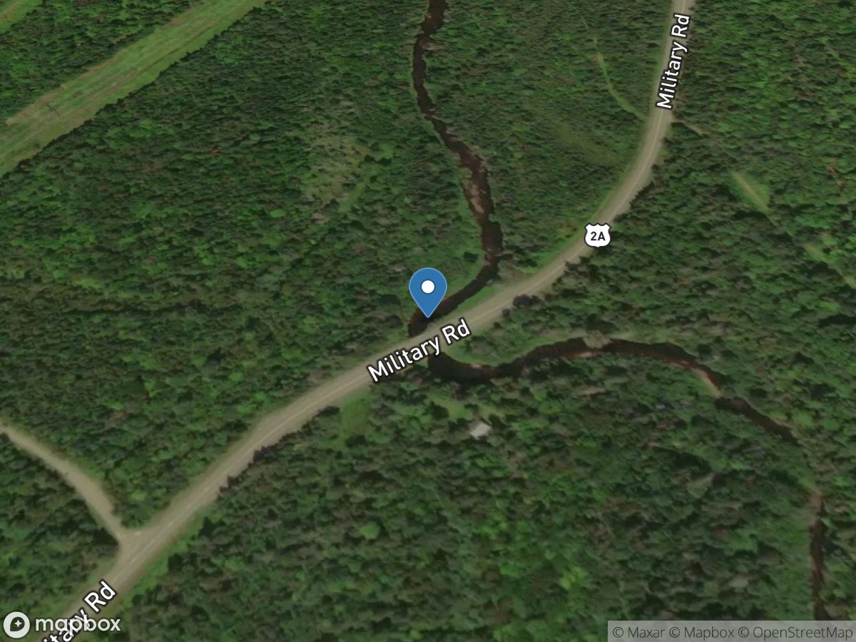 Wytopitlock Stream near Wytopitlock Maine location