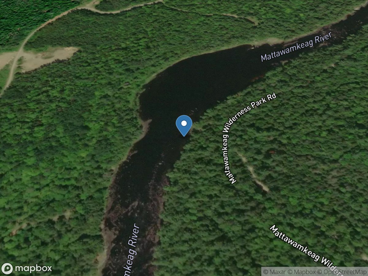 Mattawamkeag River near Mattawamkeag, Maine location