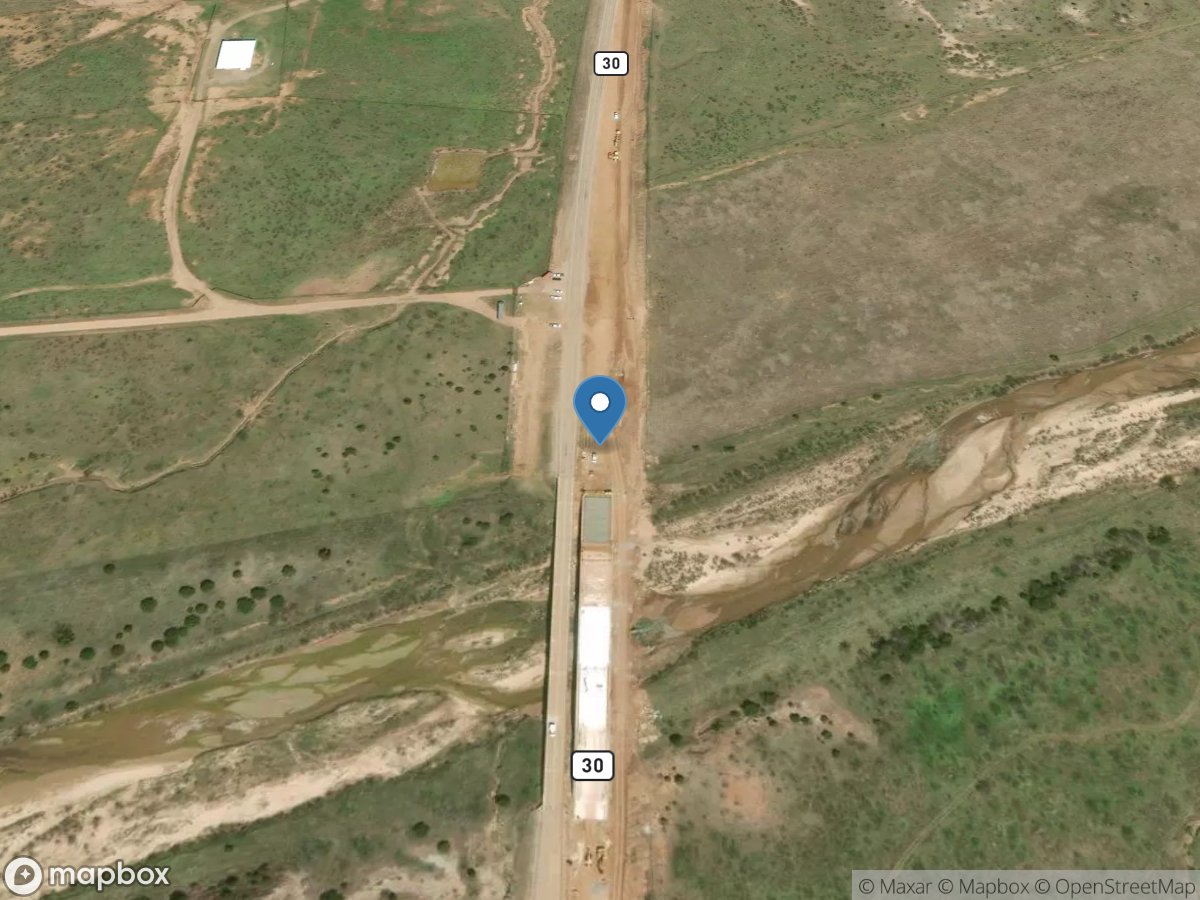 Elm Fork of North Fork Red River near Carl, OK location