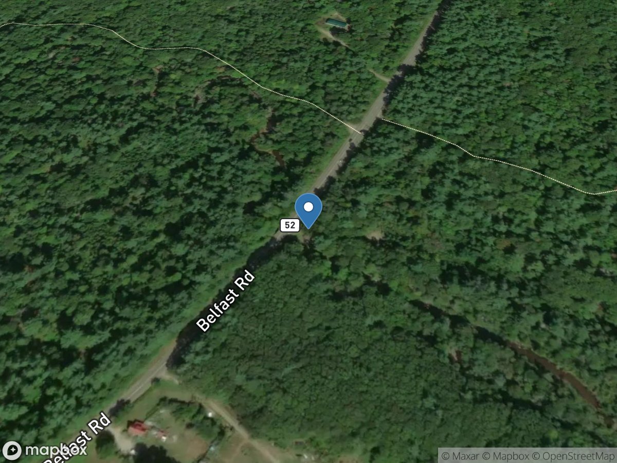 Ducktrap River near Lincolnville, Maine location