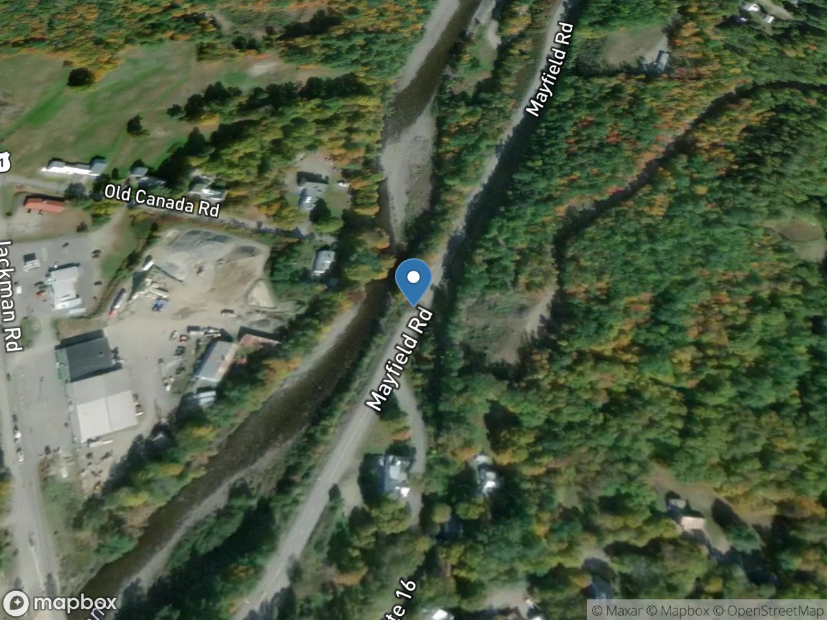 Austin Stream at Bingham, Maine location