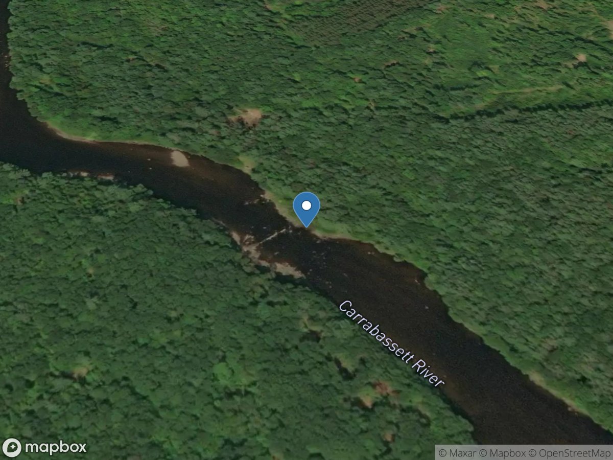 Carrabassett River near North Anson, Maine location