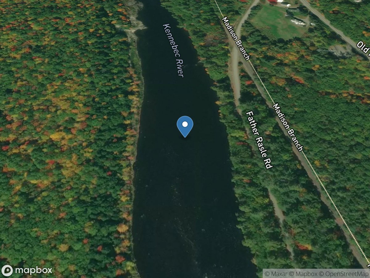 Kennebec River near Madison, Maine location