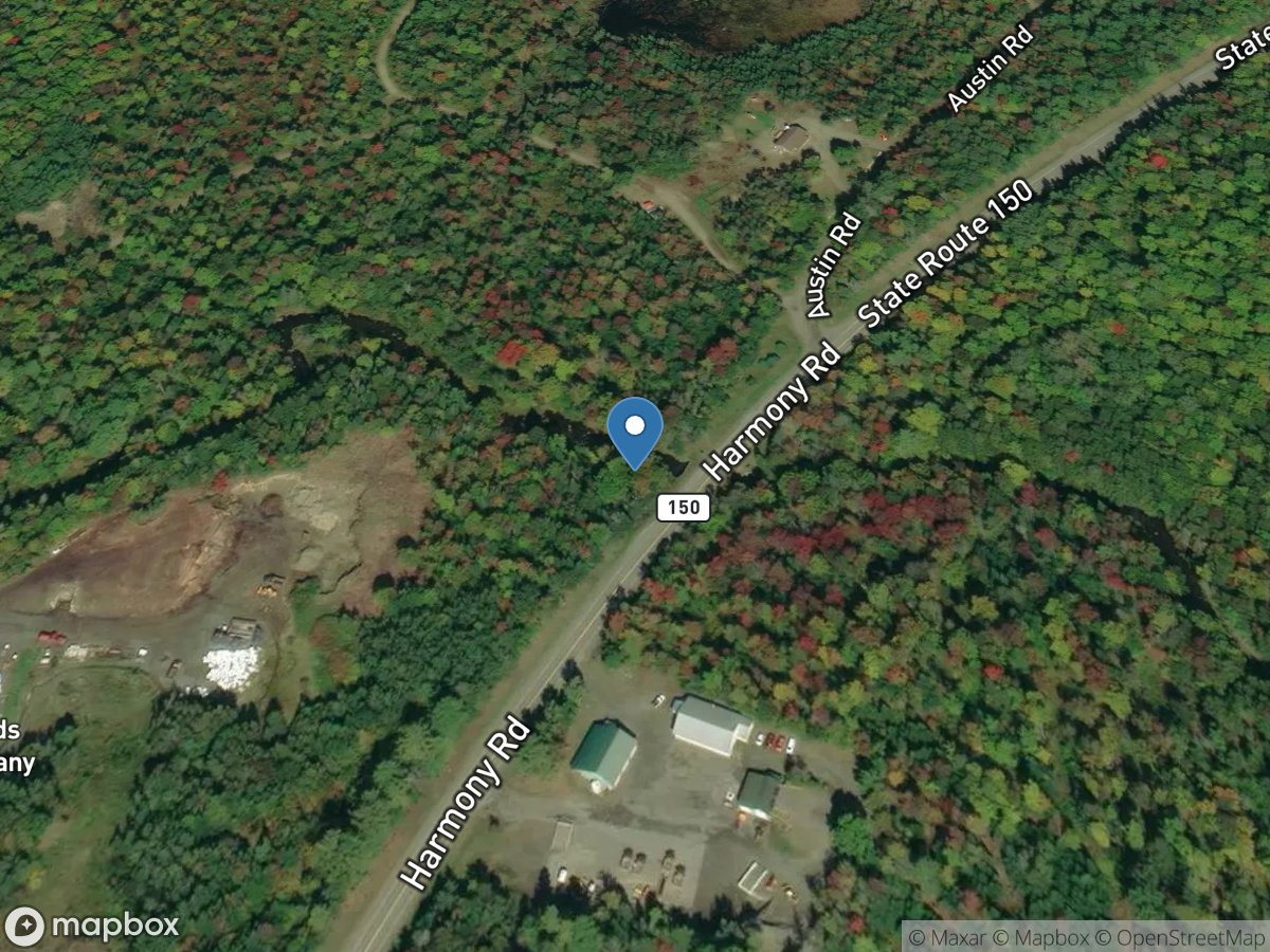 East Branch Wesserunsett Stream near Athens, Maine location