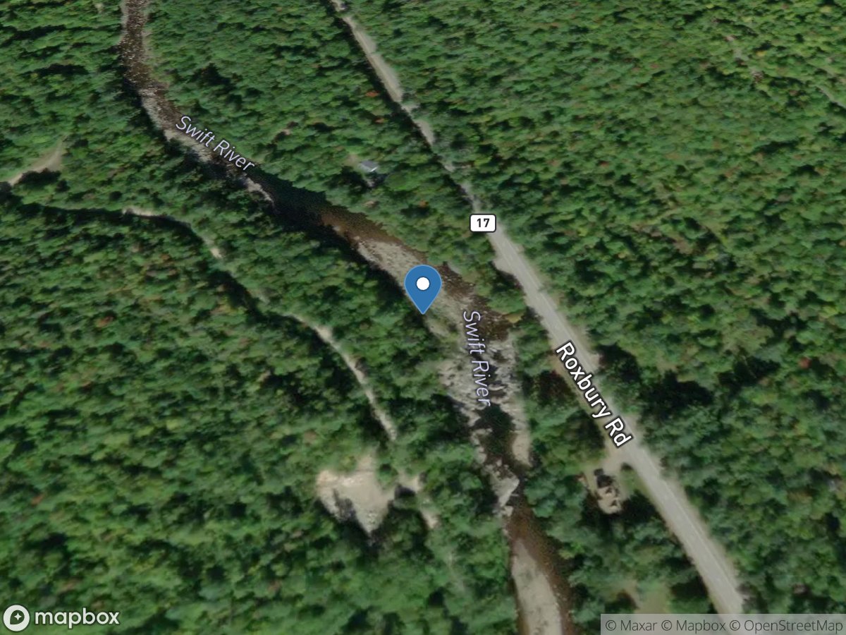 Swift River near Roxbury, Maine location