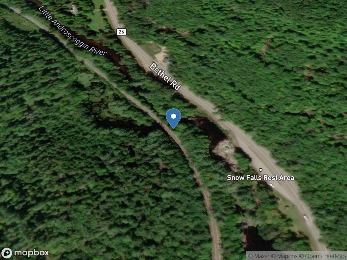 Little Androscoggin River near South Paris, Maine location